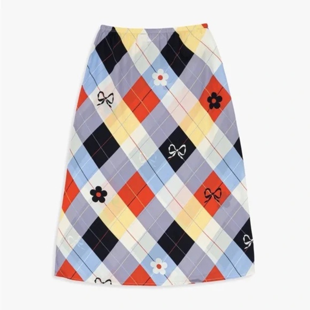 NWT Sandy Midi Skirt Lisa Says Gah - Cirque Argyle